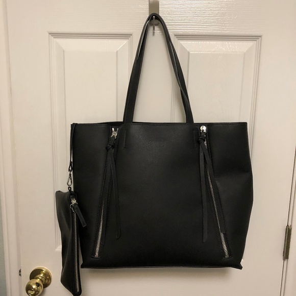 Chelsea28 Handbags - Chelsea28 Leigh Faux Leather Tote & Zip Pouch